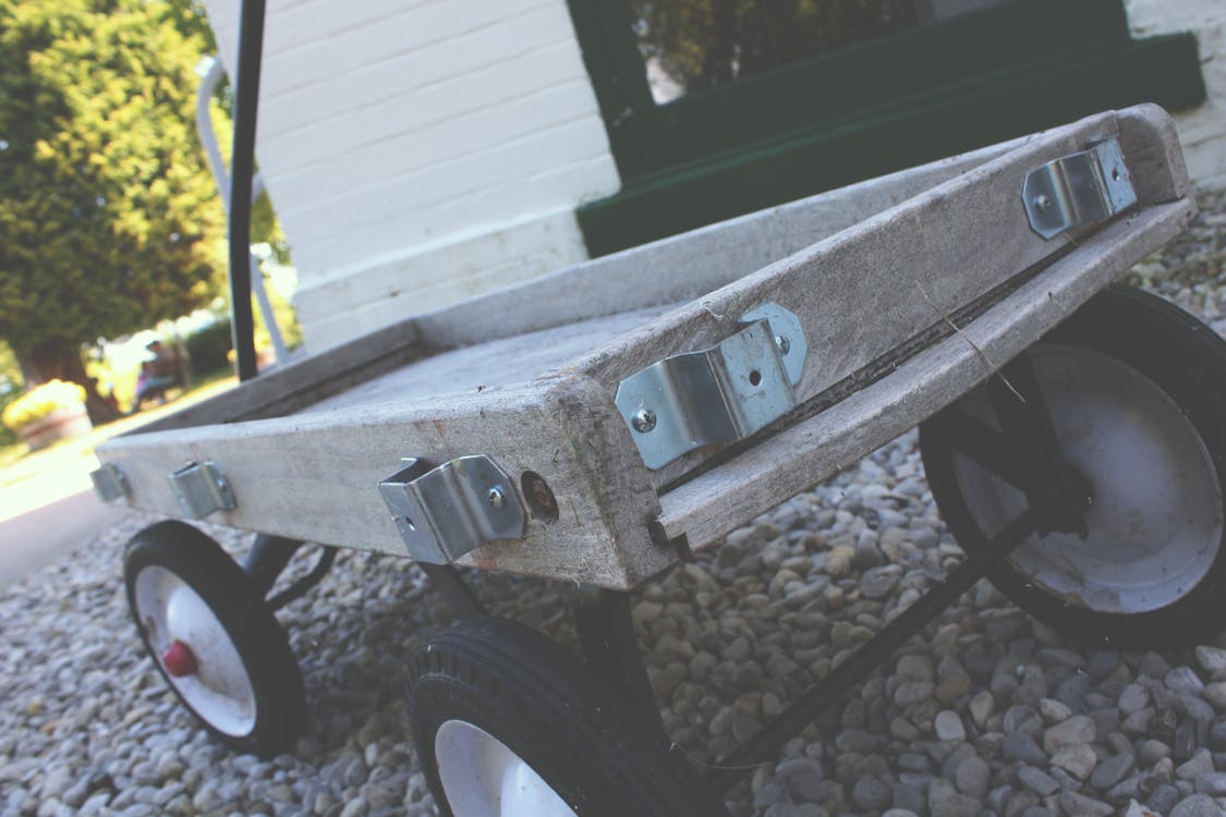 wooden Folding Wagon